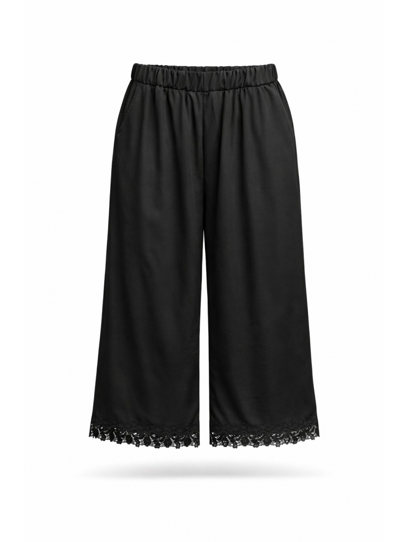 Pantalon tailleur noir