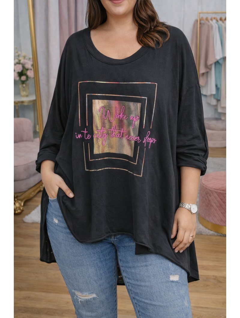 T-shirt manches longues coton