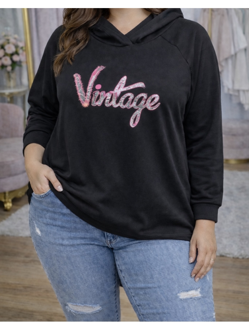 Sweat à capuche - Vintage