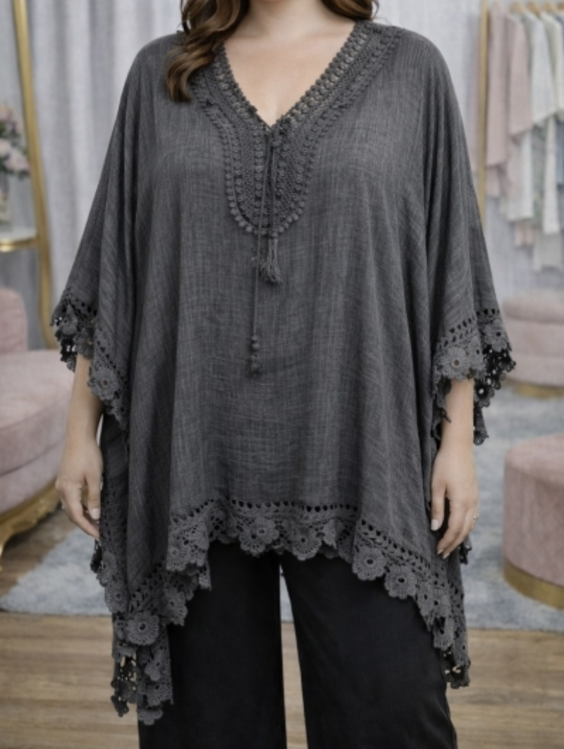 Tunique en coton bohème