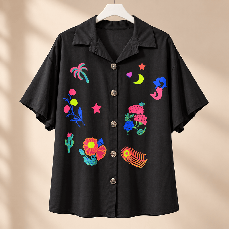 Chemise Imprimée | Milys Dress vêtement grande taille