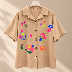 Chemise Imprimée | Milys Dress vêtement grande taille