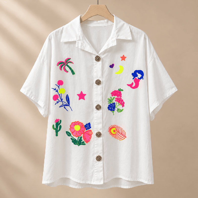 Chemise Imprimée | Milys Dress vêtement grande taille